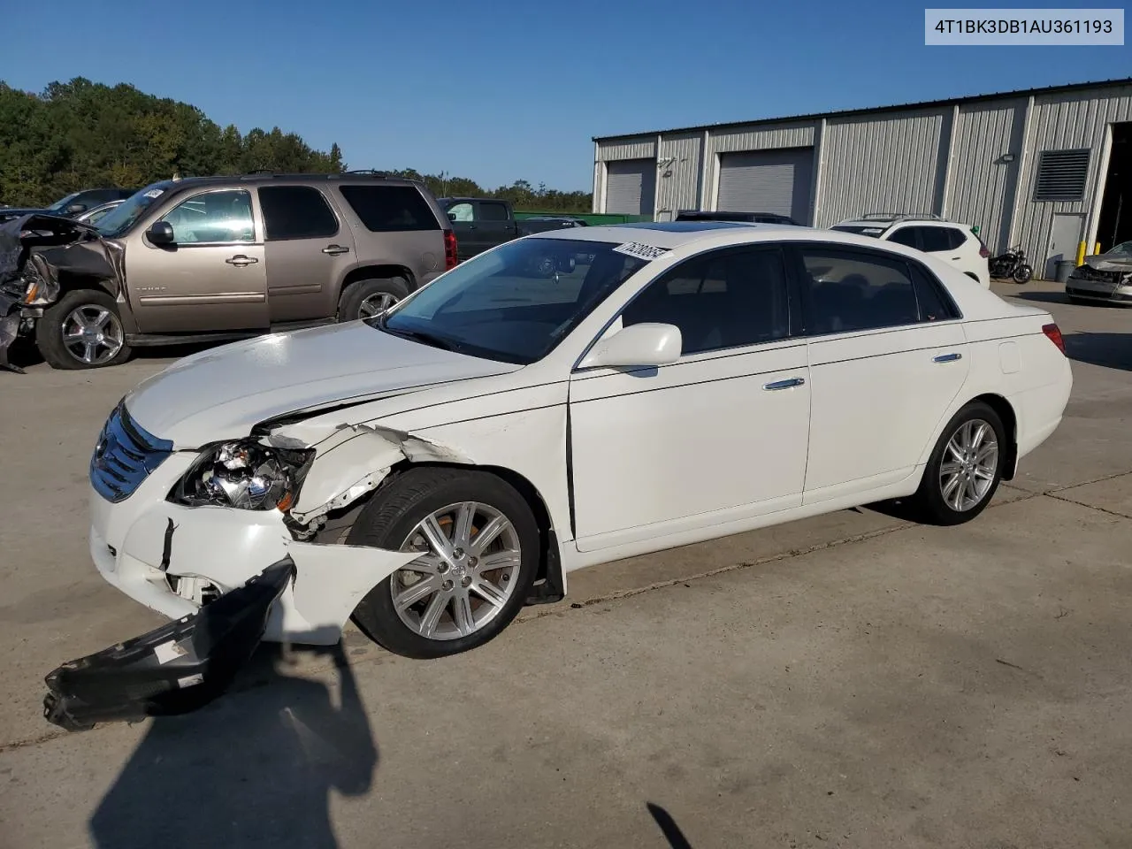 2010 Toyota Avalon Xl VIN: 4T1BK3DB1AU361193 Lot: 76280854