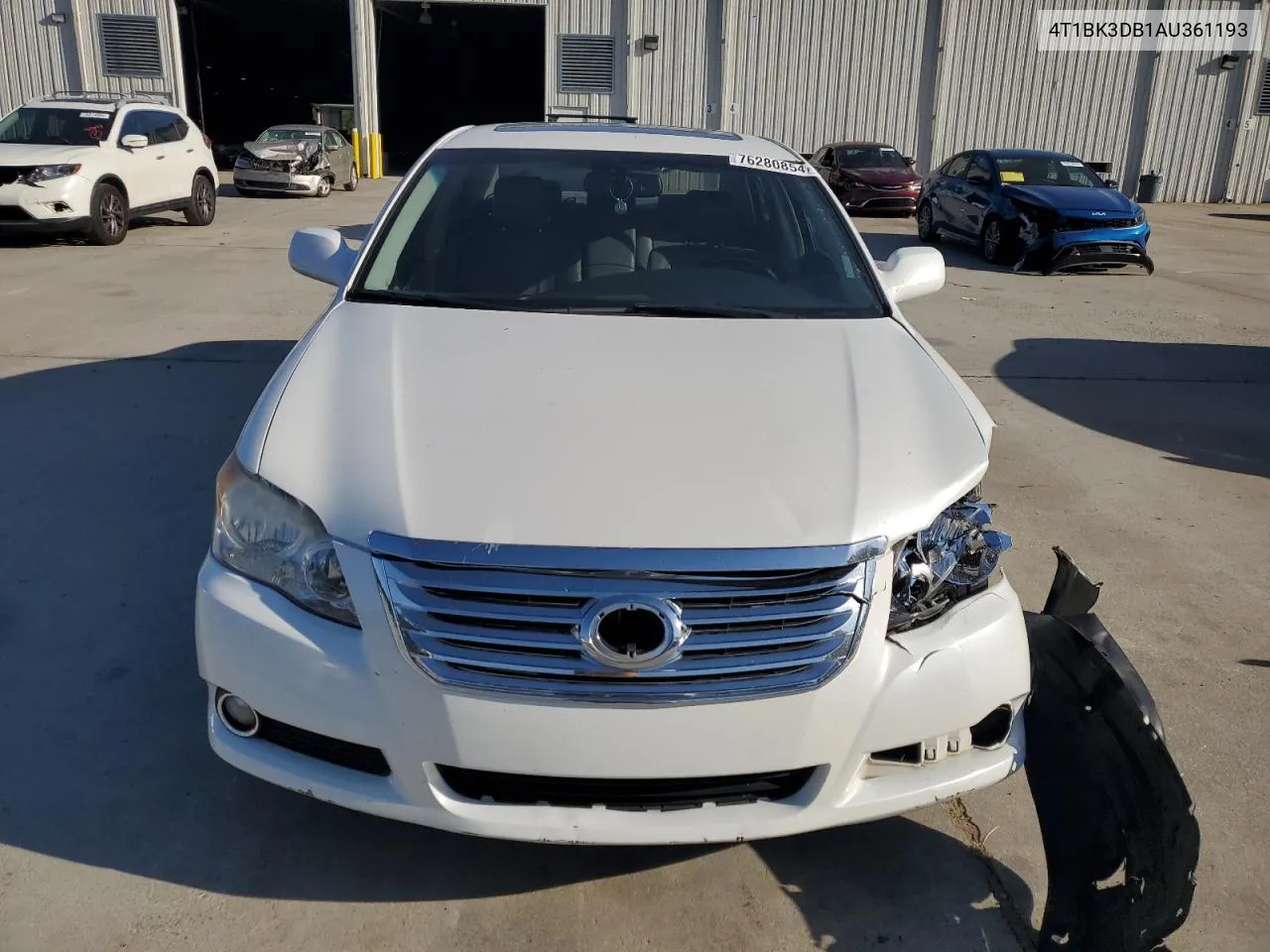 2010 Toyota Avalon Xl VIN: 4T1BK3DB1AU361193 Lot: 76280854