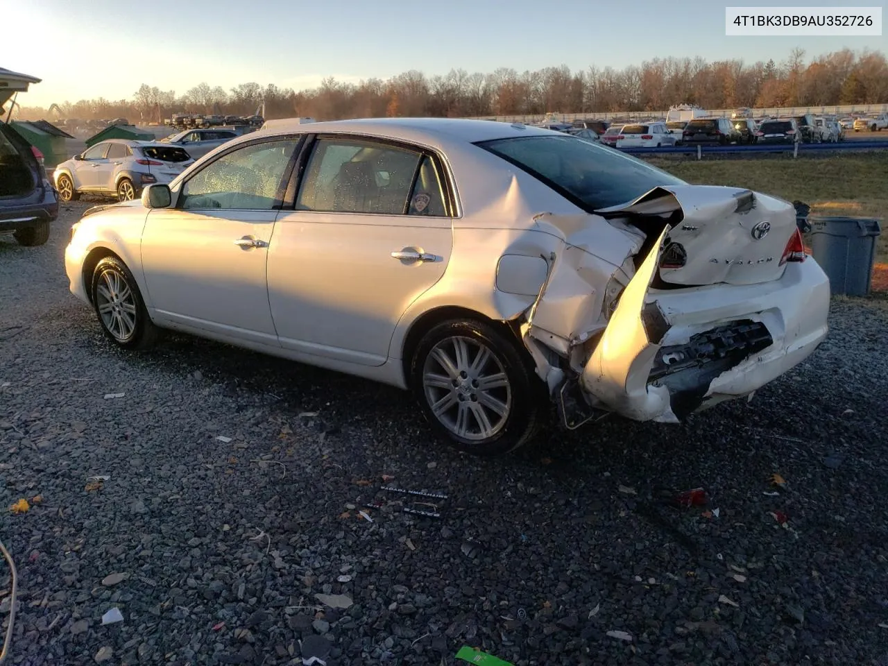 2010 Toyota Avalon Xl VIN: 4T1BK3DB9AU352726 Lot: 78135314