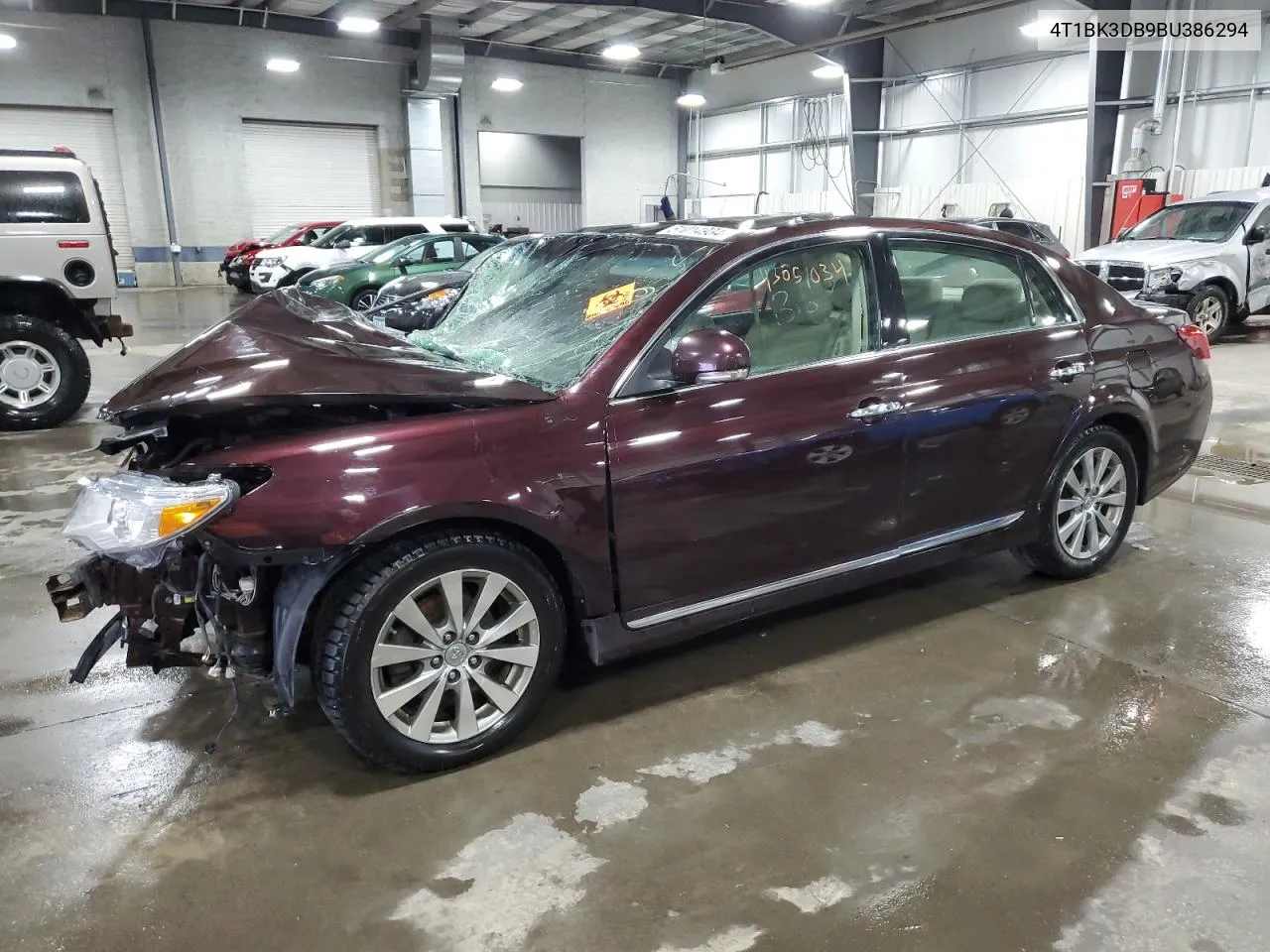 2011 Toyota Avalon Base VIN: 4T1BK3DB9BU386294 Lot: 51014934