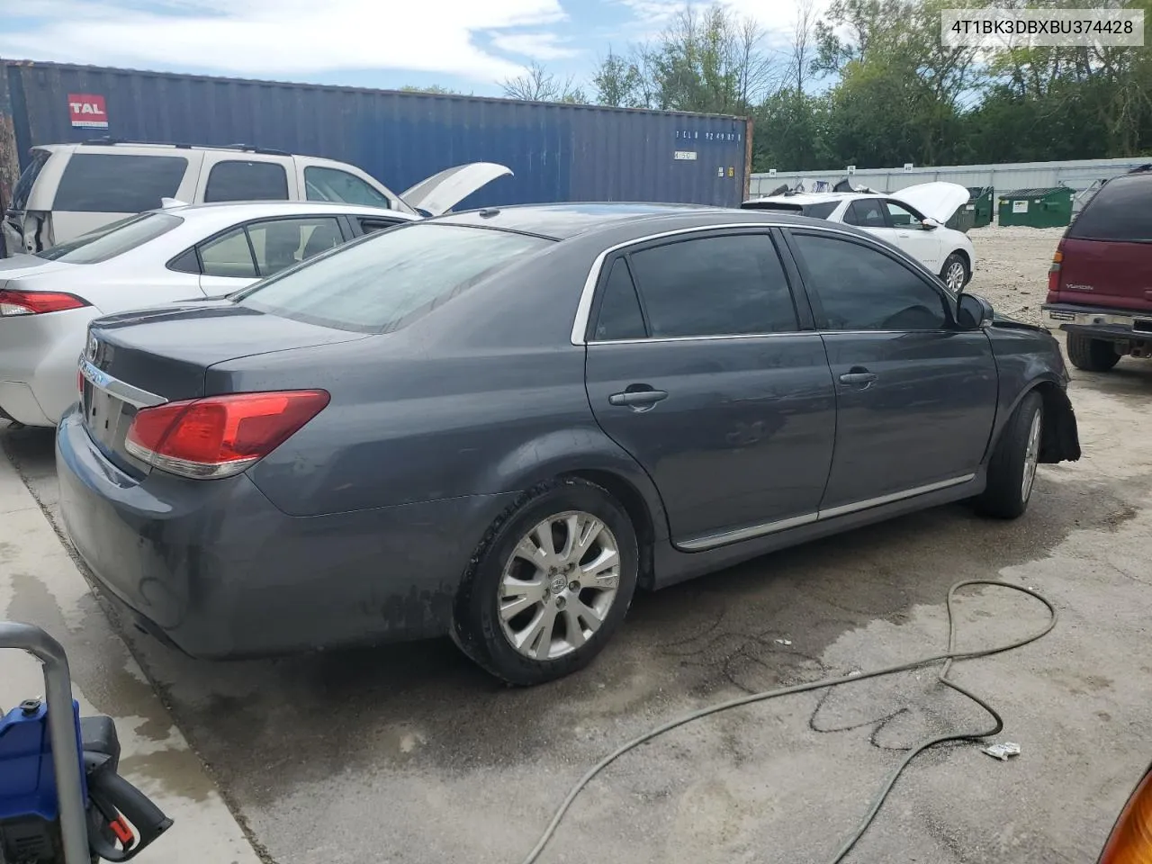 2011 Toyota Avalon Base VIN: 4T1BK3DBXBU374428 Lot: 56631874