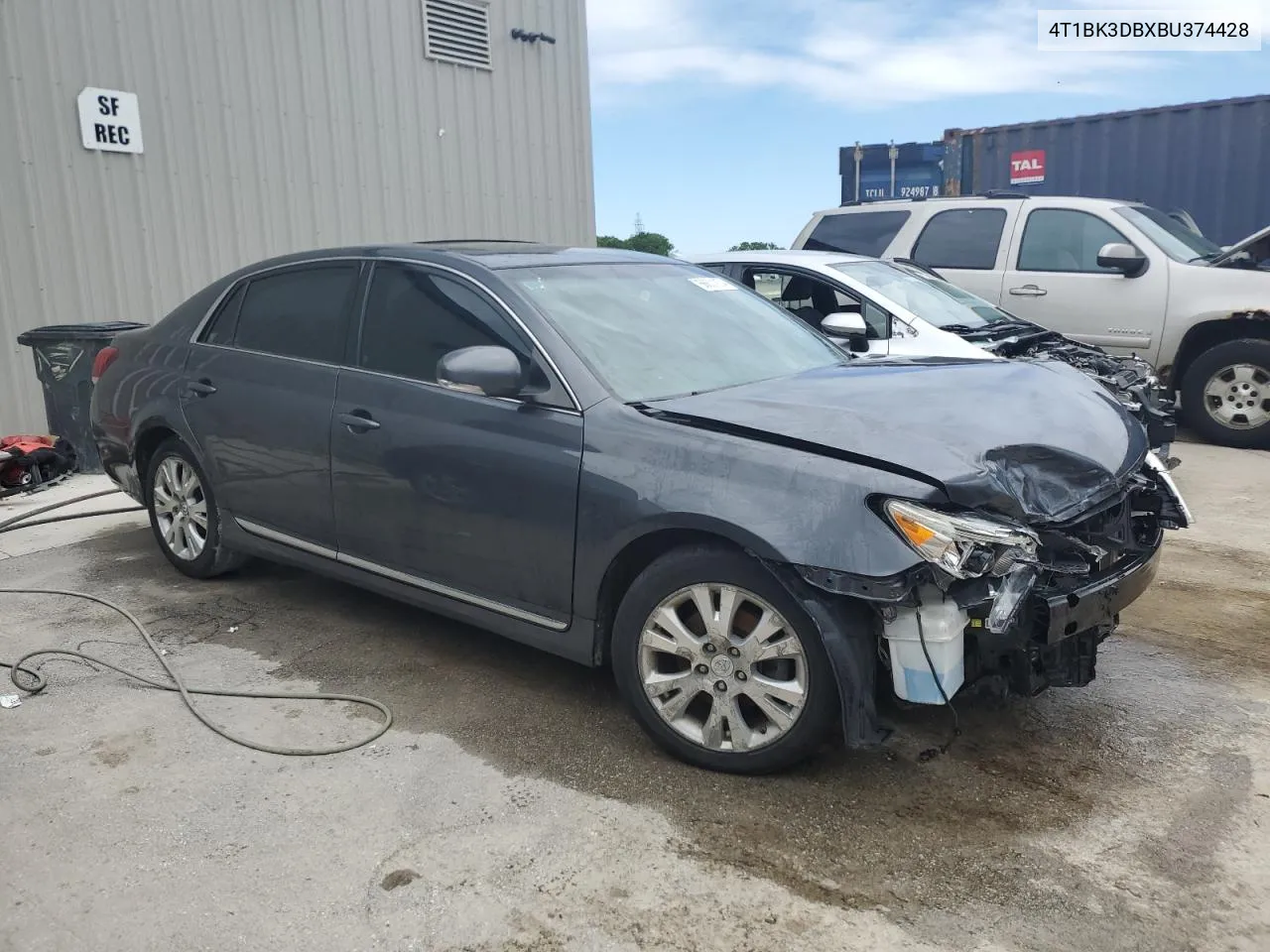 2011 Toyota Avalon Base VIN: 4T1BK3DBXBU374428 Lot: 56631874