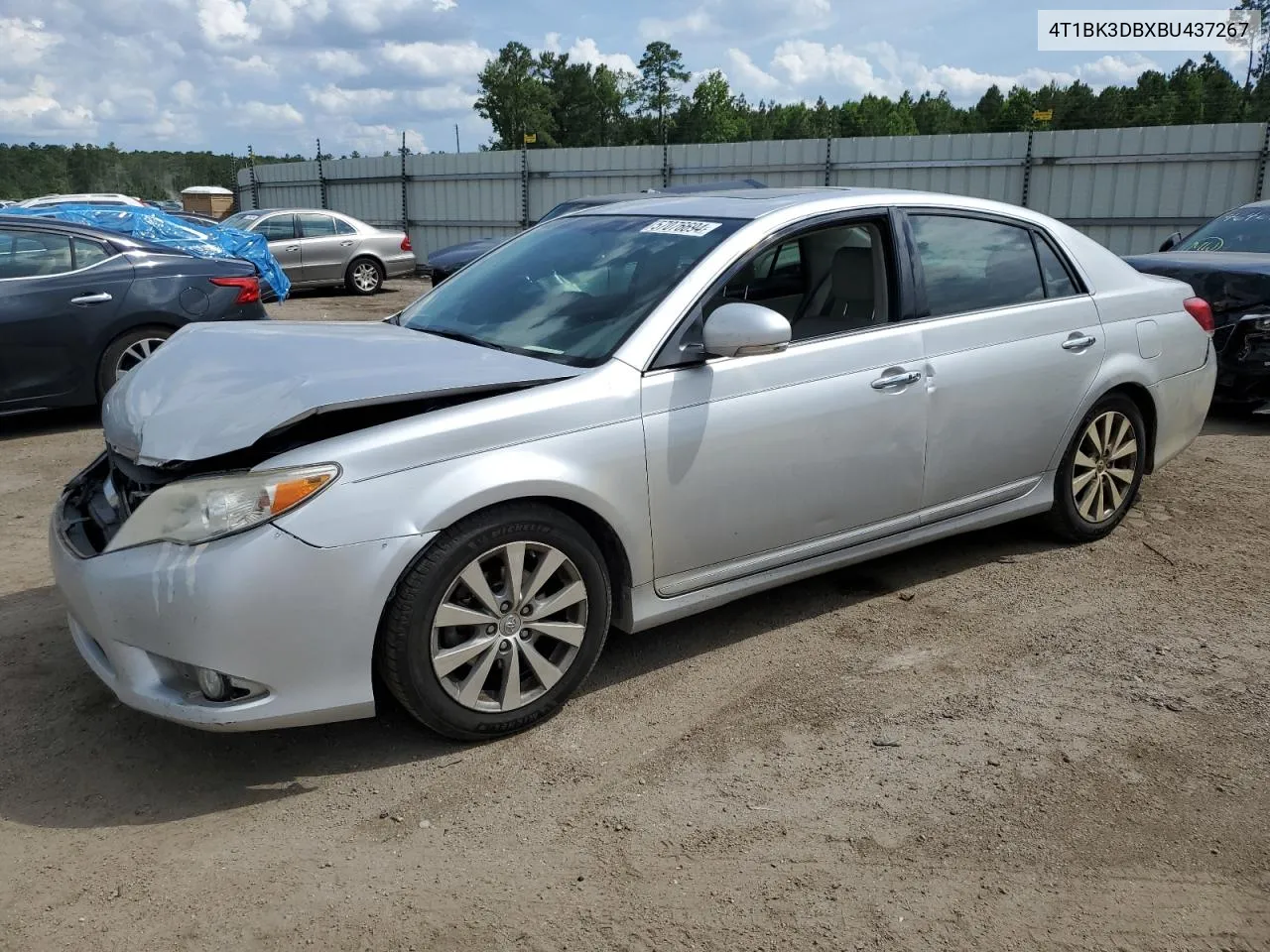 2011 Toyota Avalon Base VIN: 4T1BK3DBXBU437267 Lot: 57076694