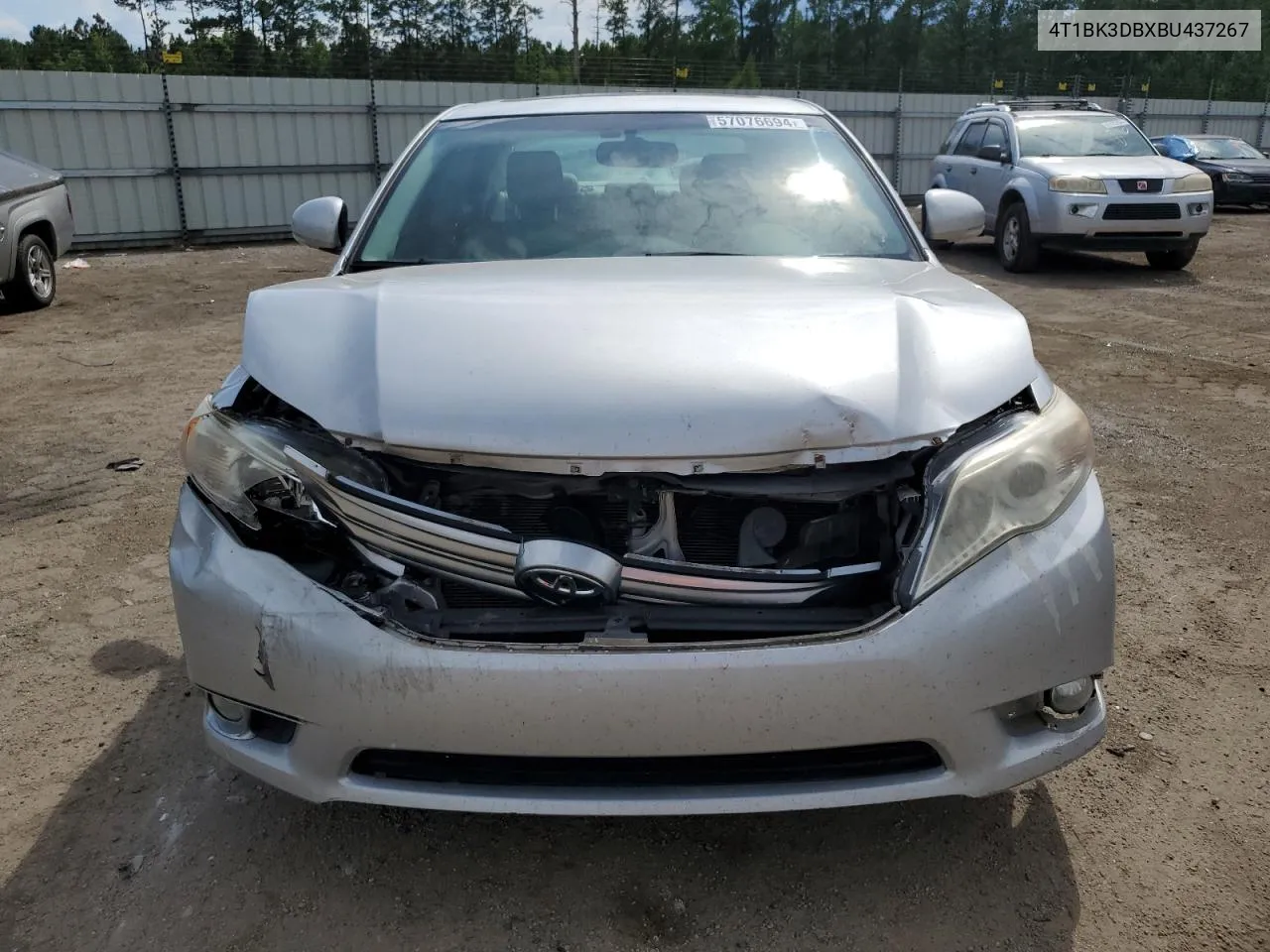 2011 Toyota Avalon Base VIN: 4T1BK3DBXBU437267 Lot: 57076694