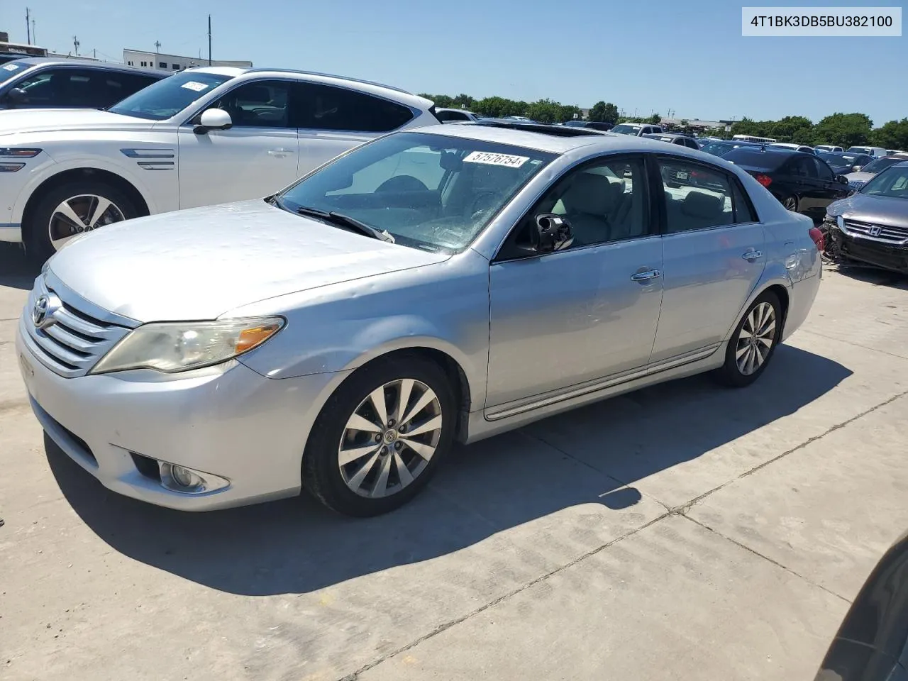 2011 Toyota Avalon Base VIN: 4T1BK3DB5BU382100 Lot: 57576754