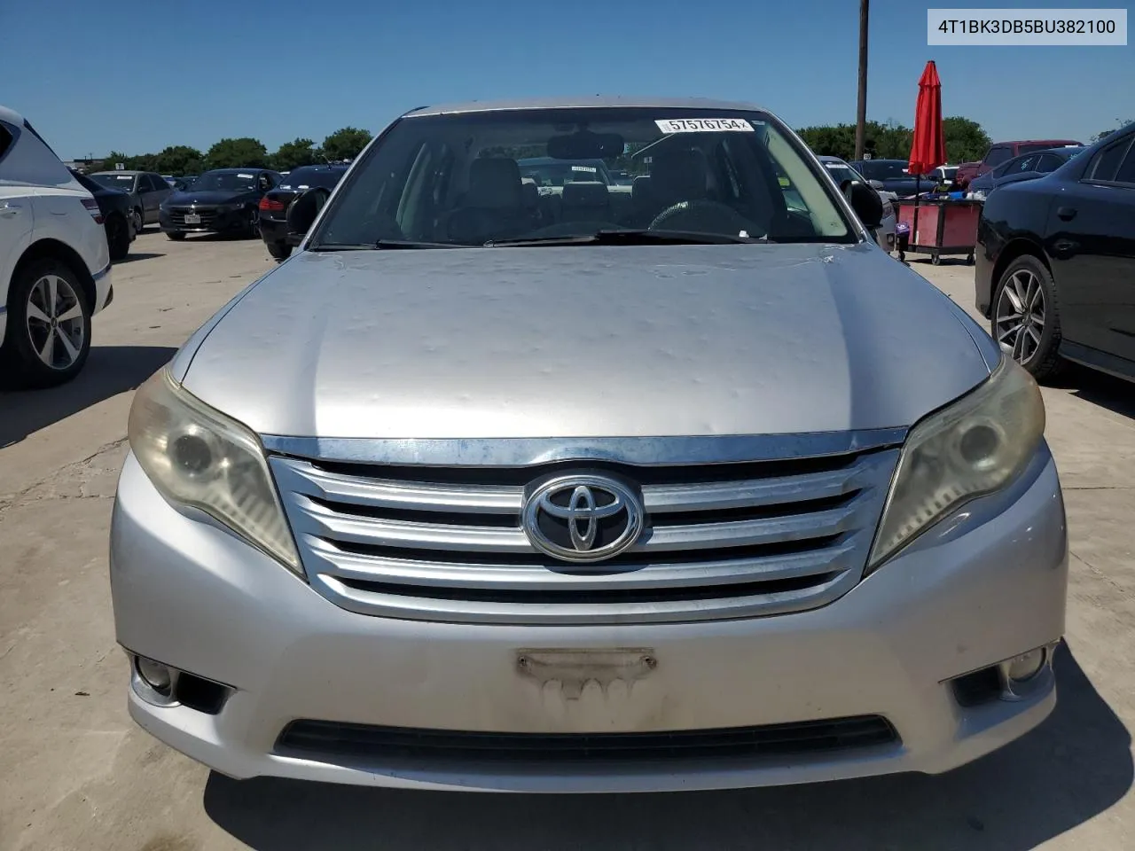 2011 Toyota Avalon Base VIN: 4T1BK3DB5BU382100 Lot: 57576754