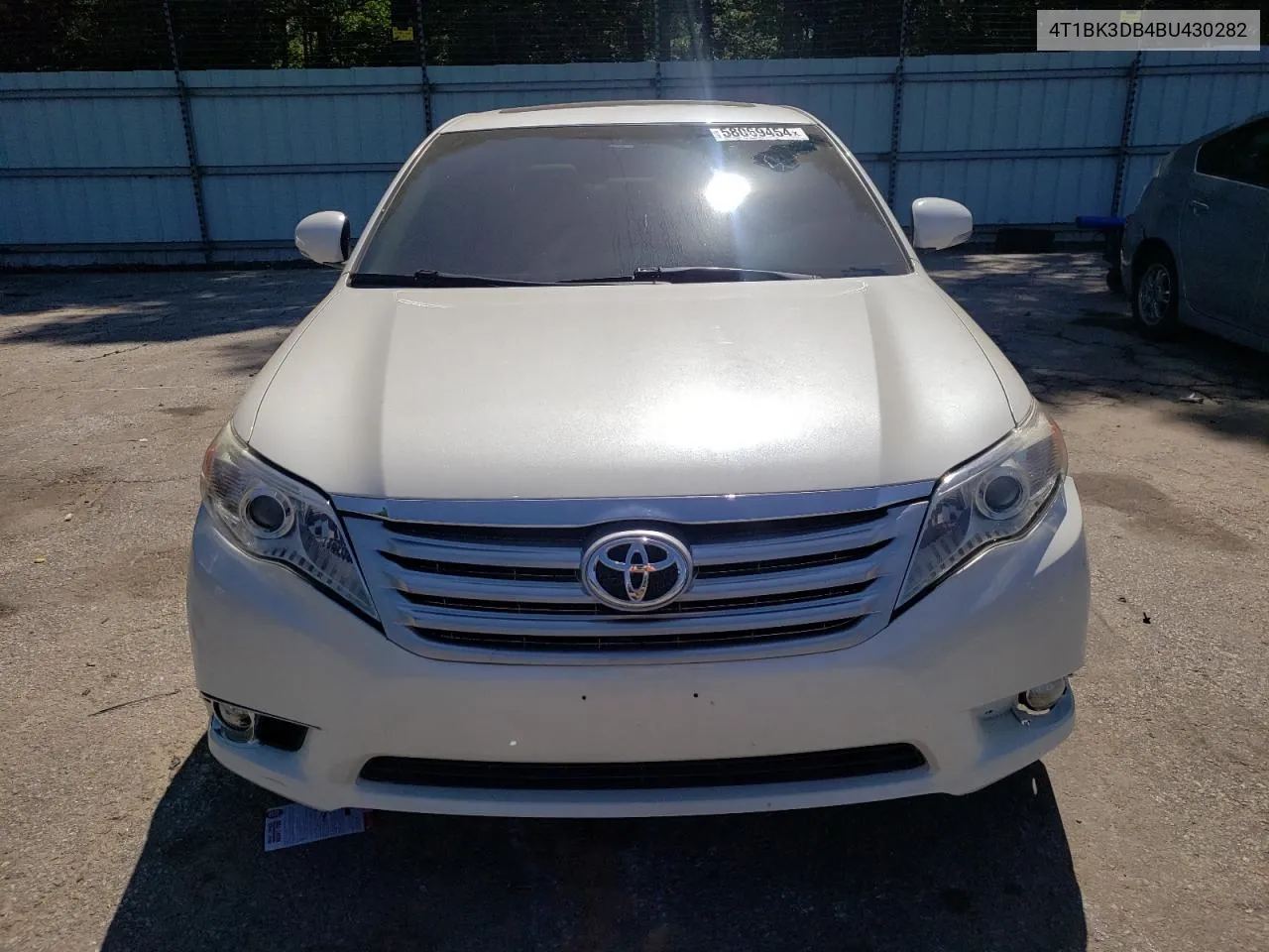 2011 Toyota Avalon Base VIN: 4T1BK3DB4BU430282 Lot: 58069454