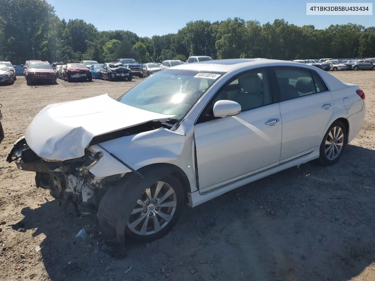 2011 Toyota Avalon Base VIN: 4T1BK3DB5BU433434 Lot: 60410014