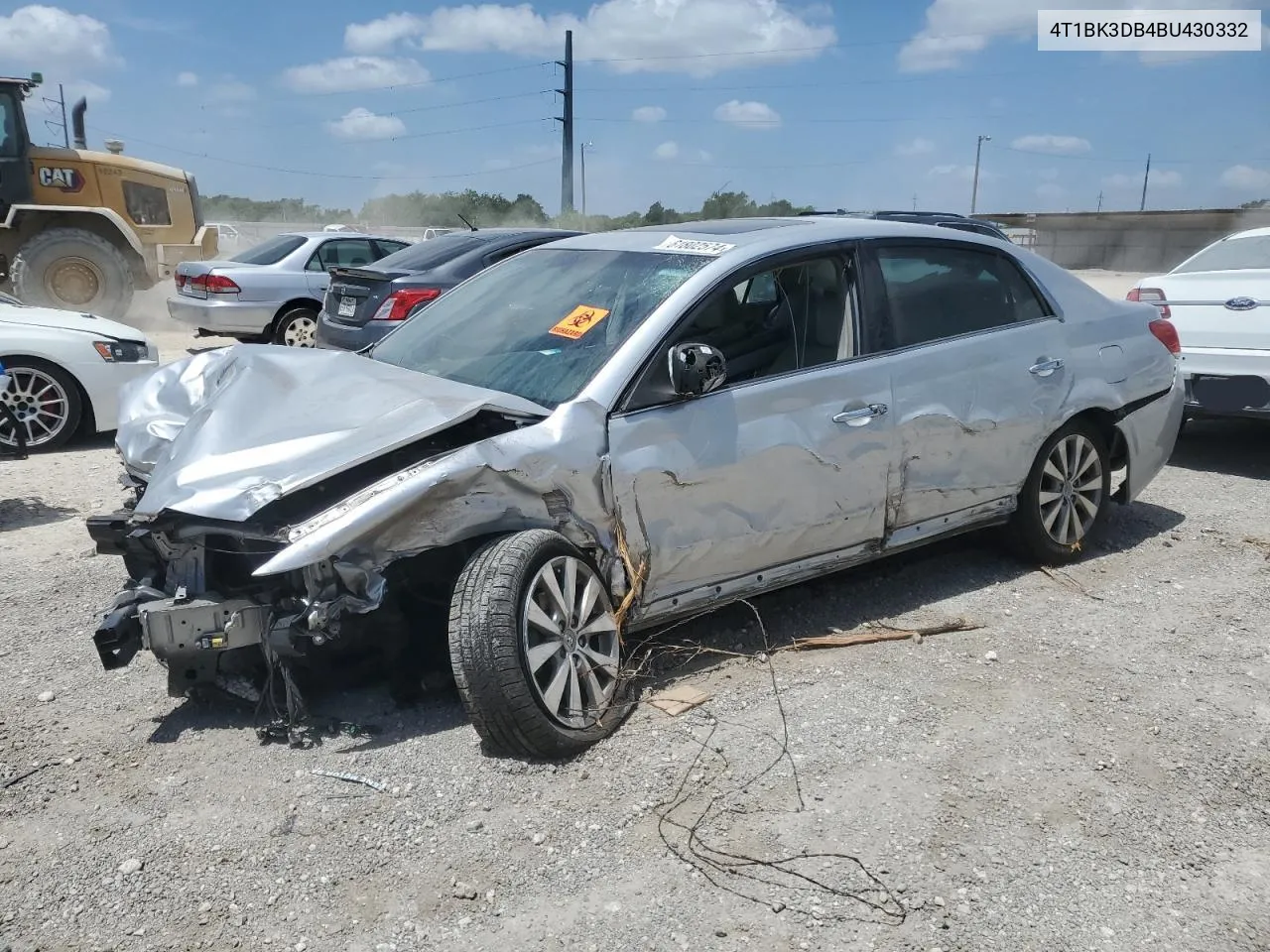 4T1BK3DB4BU430332 2011 Toyota Avalon Base