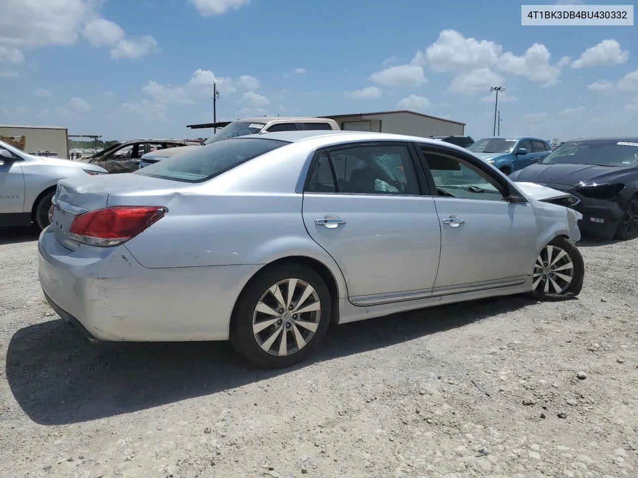 2011 Toyota Avalon Base VIN: 4T1BK3DB4BU430332 Lot: 61802574