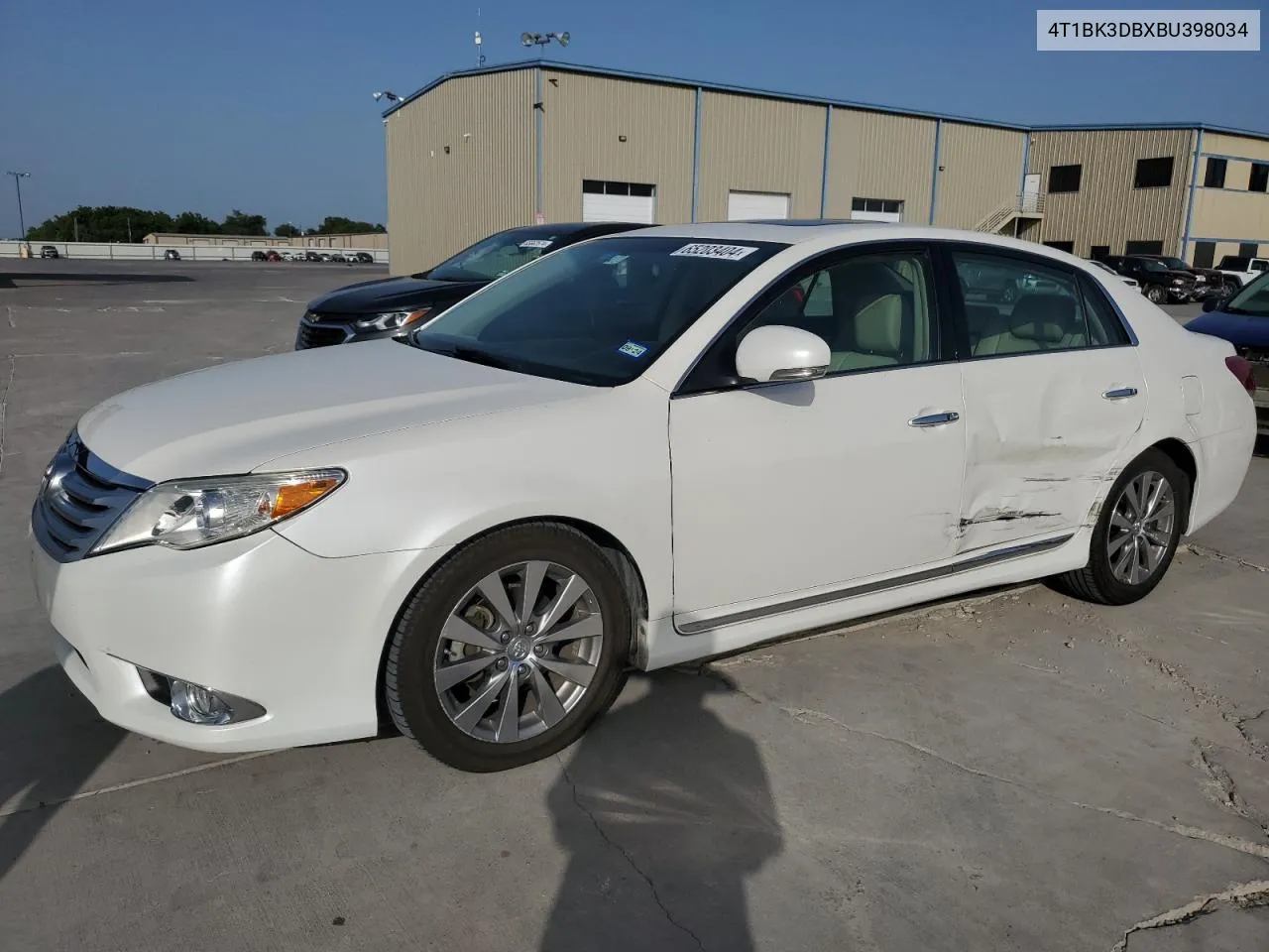 2011 Toyota Avalon Base VIN: 4T1BK3DBXBU398034 Lot: 65203404