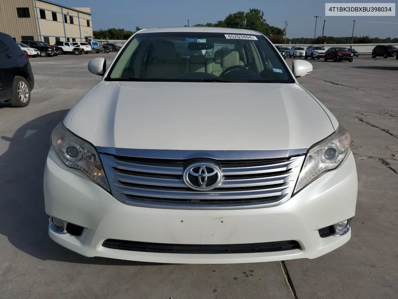 2011 Toyota Avalon Base VIN: 4T1BK3DBXBU398034 Lot: 65203404