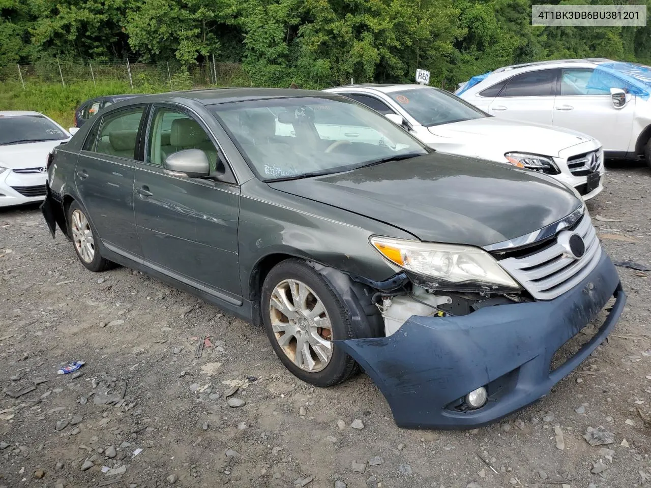 2011 Toyota Avalon Base VIN: 4T1BK3DB6BU381201 Lot: 66050854