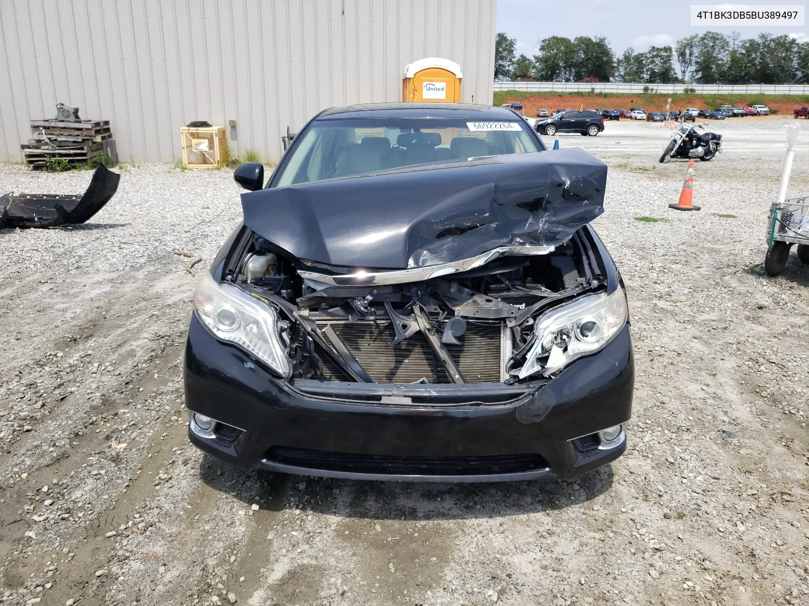 2011 Toyota Avalon Base VIN: 4T1BK3DB5BU389497 Lot: 66922264