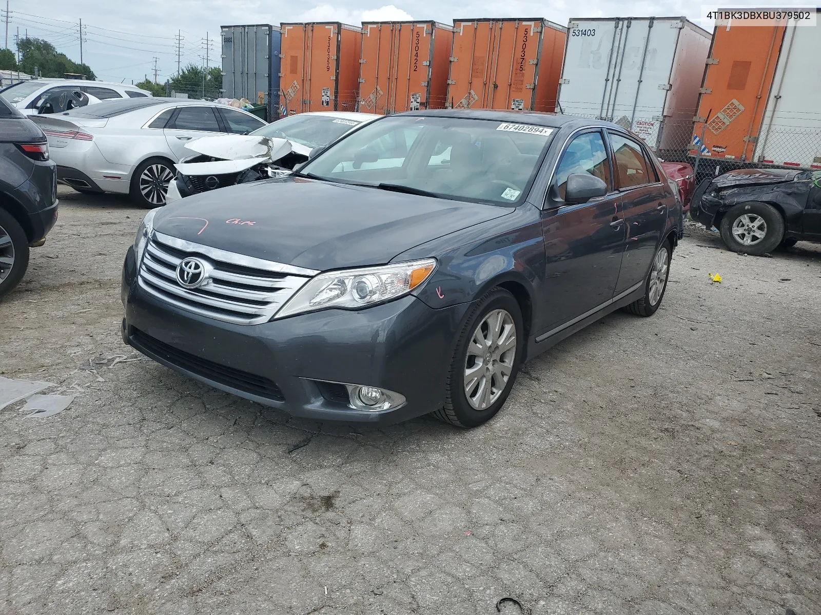 2011 Toyota Avalon VIN: 4T1BK3DBXBU379502 Lot: 67402894