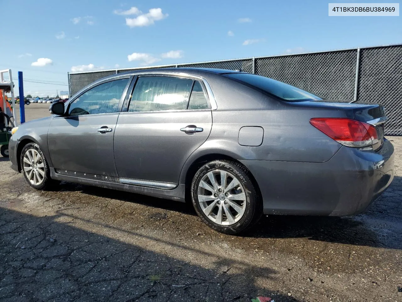 2011 Toyota Avalon Base VIN: 4T1BK3DB6BU384969 Lot: 67707634