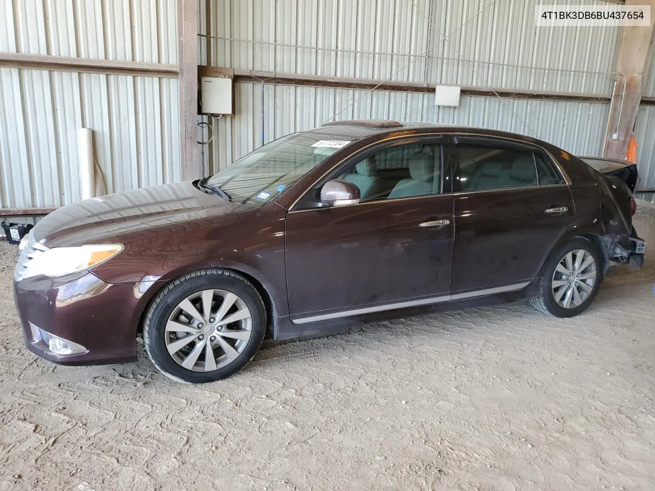 4T1BK3DB6BU437654 2011 Toyota Avalon Base