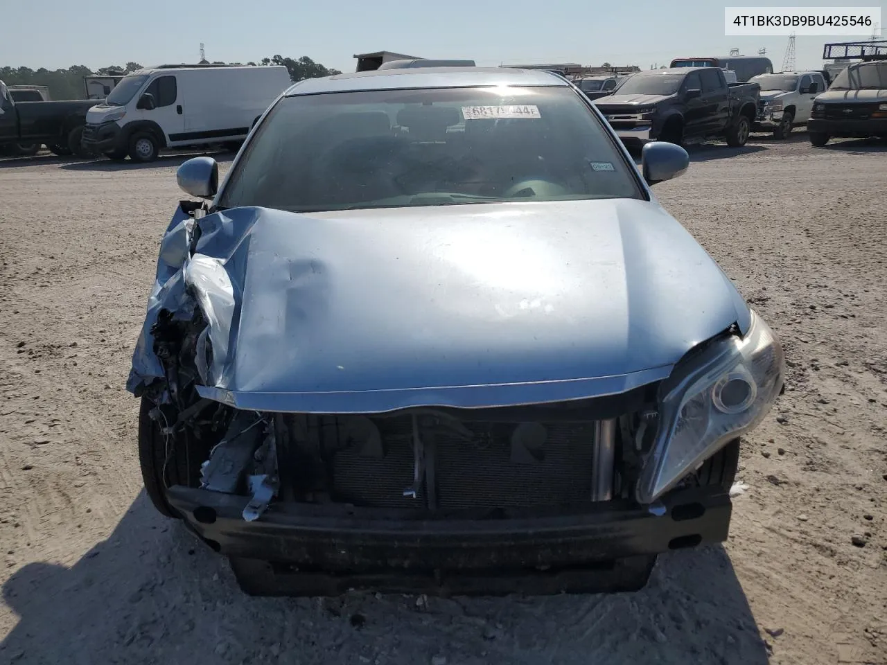 4T1BK3DB9BU425546 2011 Toyota Avalon Base