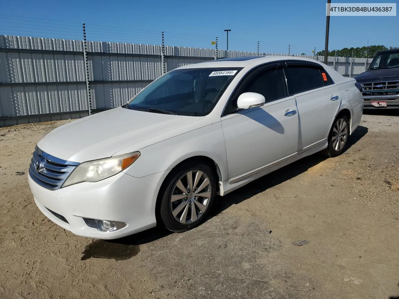 4T1BK3DB4BU436387 2011 Toyota Avalon Base