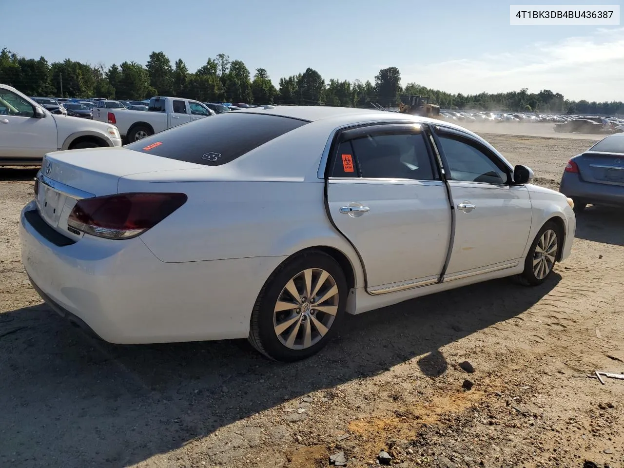 4T1BK3DB4BU436387 2011 Toyota Avalon Base