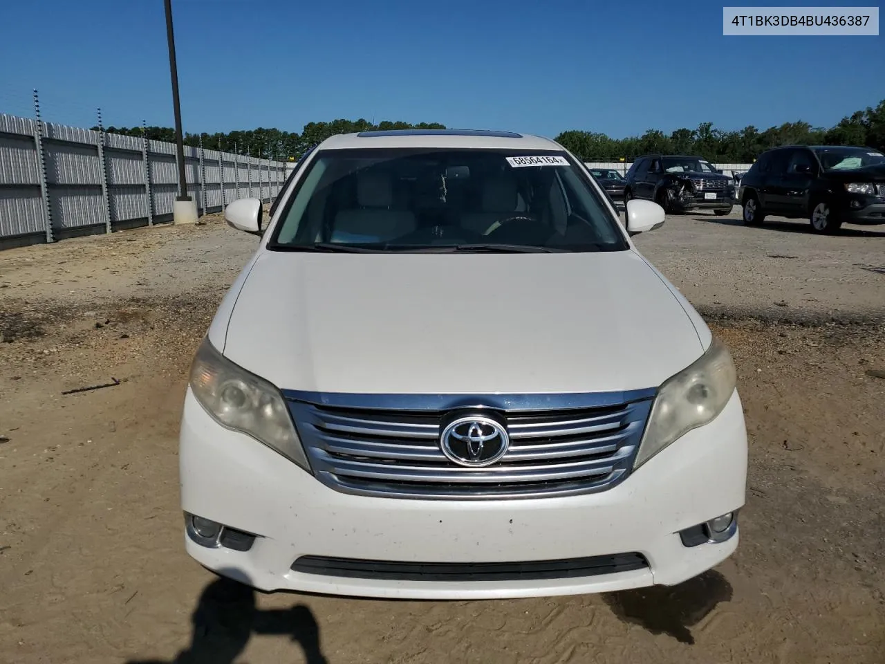 4T1BK3DB4BU436387 2011 Toyota Avalon Base