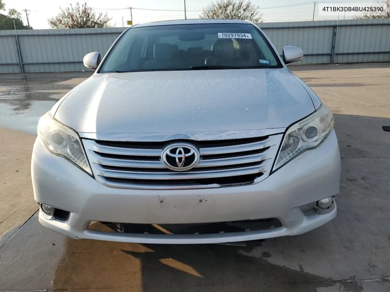 2011 Toyota Avalon Base VIN: 4T1BK3DB4BU425390 Lot: 70297934