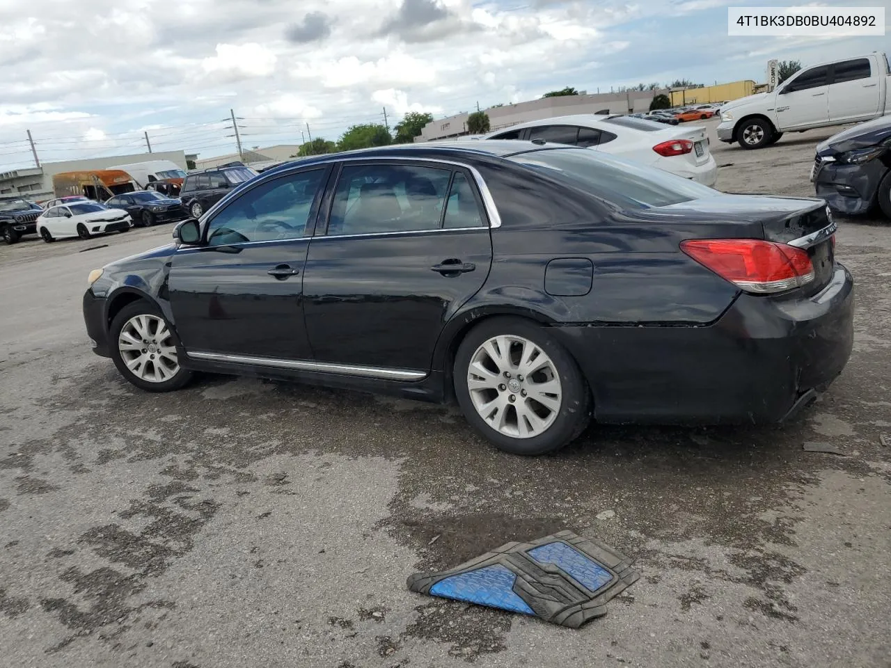 4T1BK3DB0BU404892 2011 Toyota Avalon Base