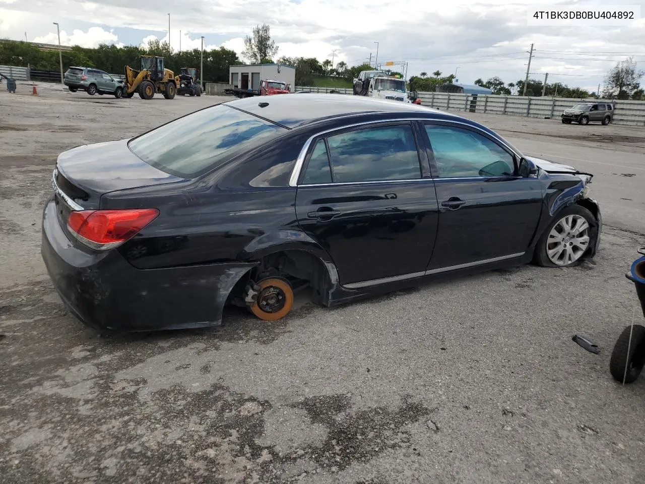 2011 Toyota Avalon Base VIN: 4T1BK3DB0BU404892 Lot: 70728184