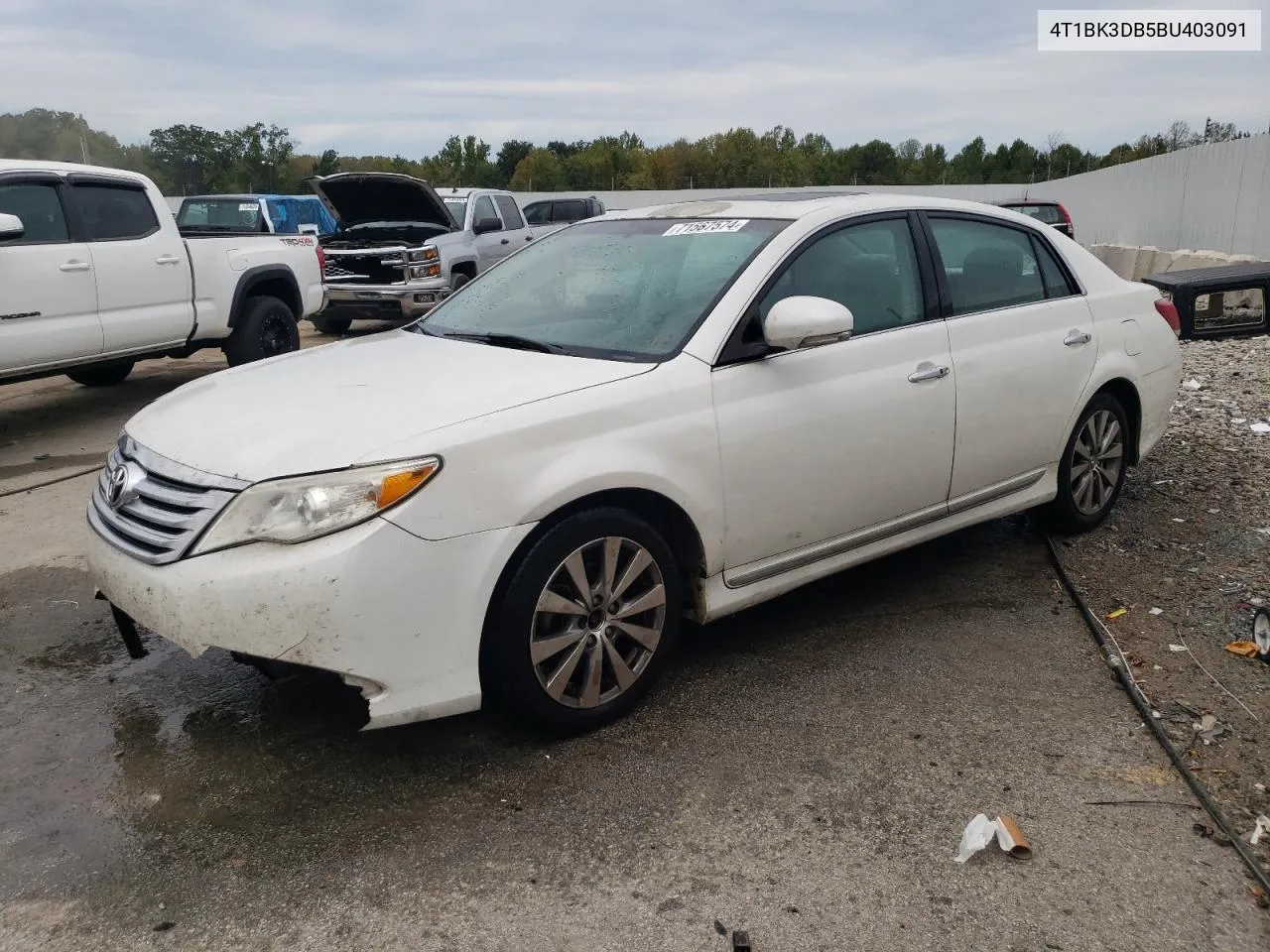 2011 Toyota Avalon Base VIN: 4T1BK3DB5BU403091 Lot: 71567574