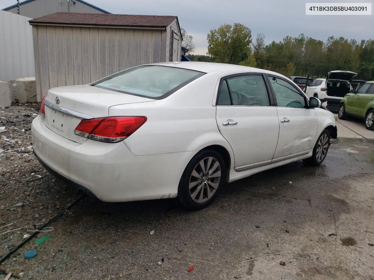 2011 Toyota Avalon Base VIN: 4T1BK3DB5BU403091 Lot: 71567574