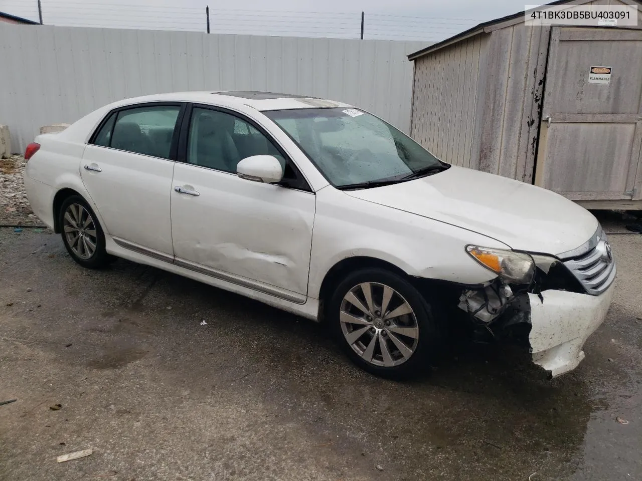 2011 Toyota Avalon Base VIN: 4T1BK3DB5BU403091 Lot: 71567574