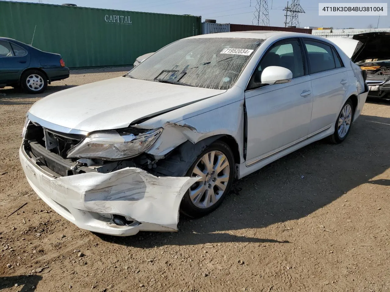 2011 Toyota Avalon Base VIN: 4T1BK3DB4BU381004 Lot: 71952034