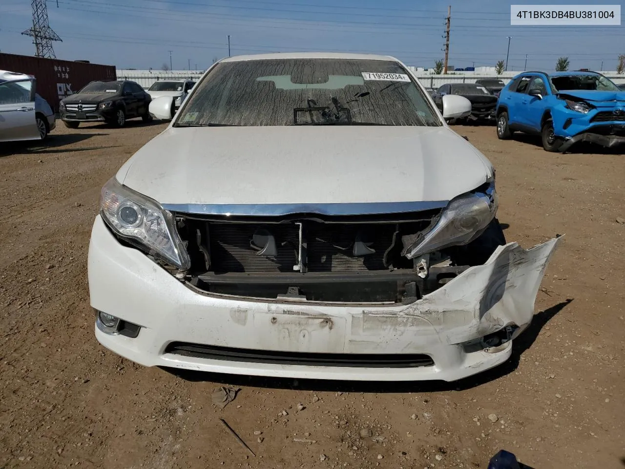 2011 Toyota Avalon Base VIN: 4T1BK3DB4BU381004 Lot: 71952034