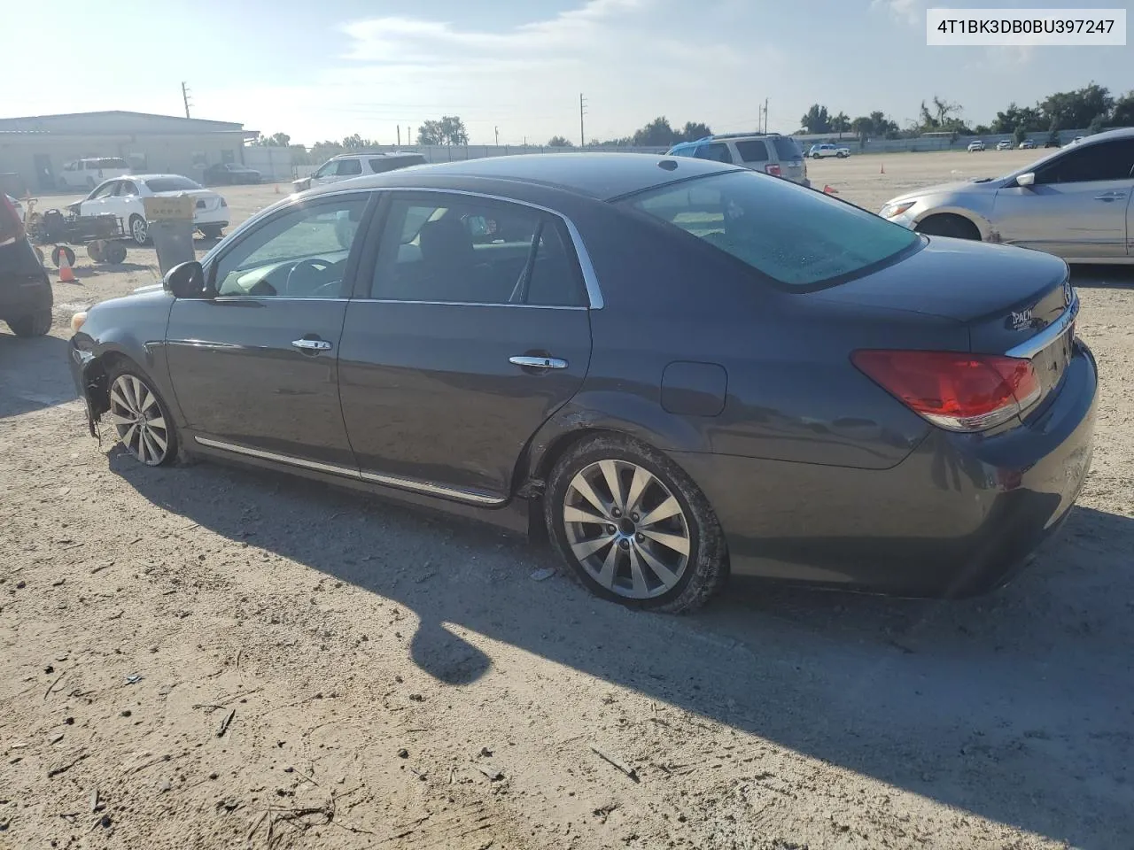 2011 Toyota Avalon Base VIN: 4T1BK3DB0BU397247 Lot: 72008894