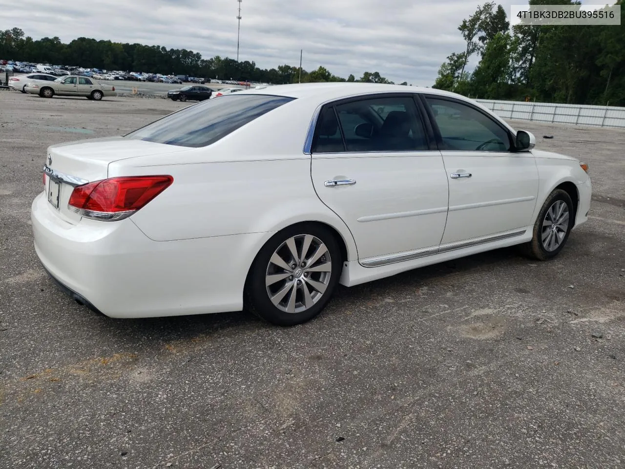 2011 Toyota Avalon Base VIN: 4T1BK3DB2BU395516 Lot: 72038094