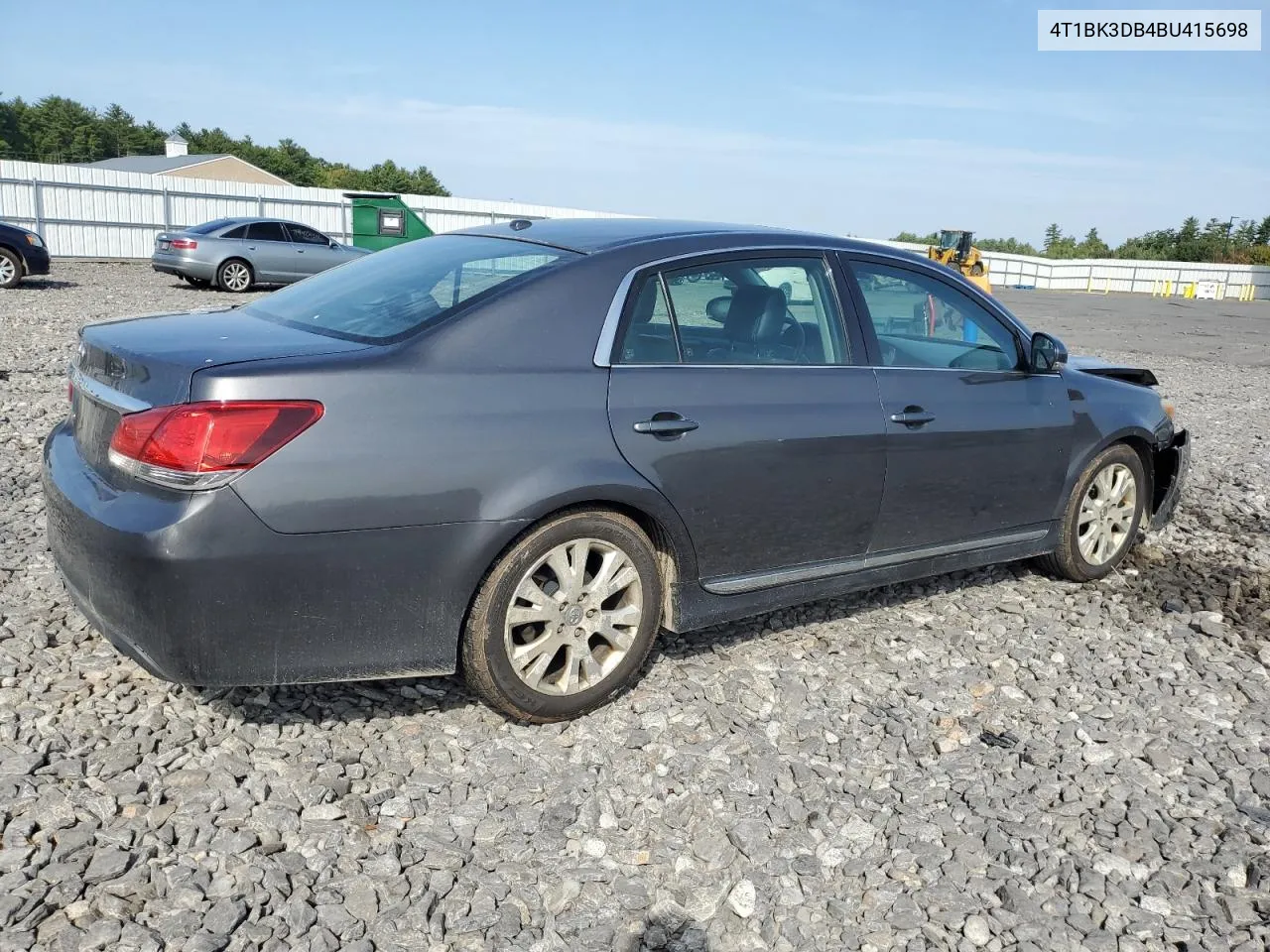 2011 Toyota Avalon Base VIN: 4T1BK3DB4BU415698 Lot: 72167104