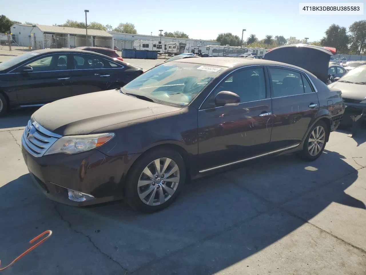 2011 Toyota Avalon Base VIN: 4T1BK3DB0BU385583 Lot: 72458294