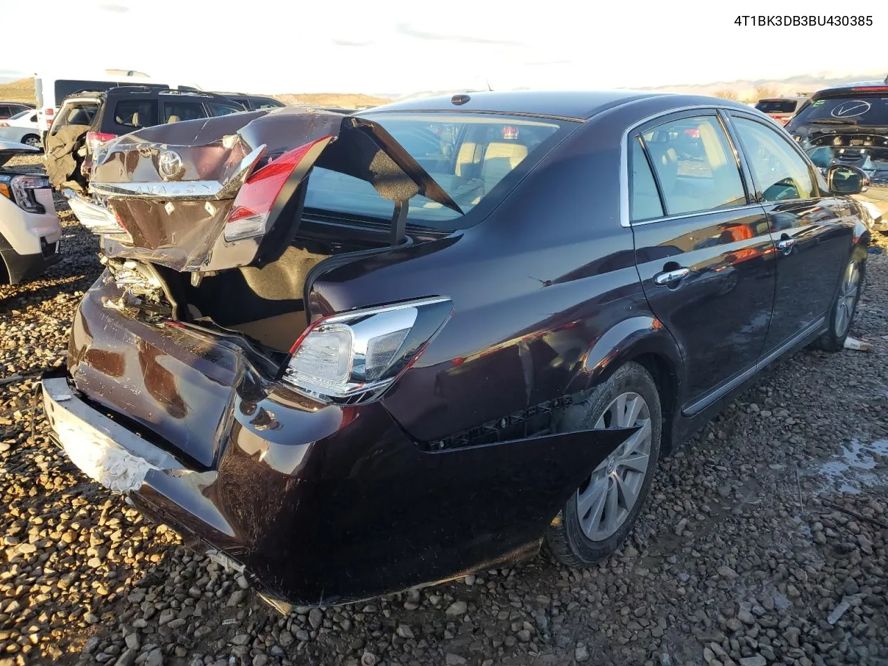 2011 Toyota Avalon Base VIN: 4T1BK3DB3BU430385 Lot: 72466824