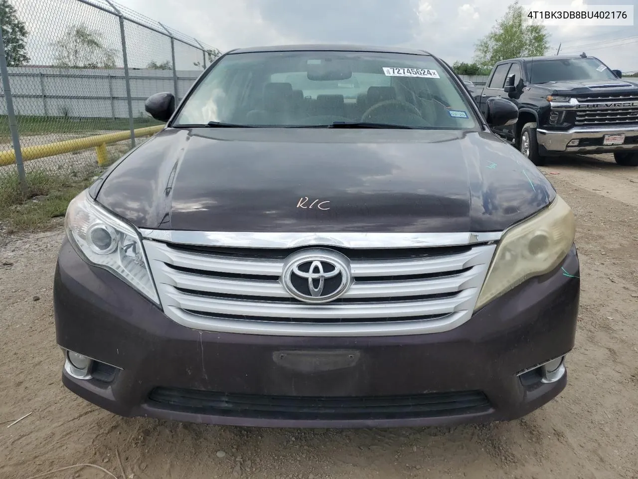 2011 Toyota Avalon Base VIN: 4T1BK3DB8BU402176 Lot: 72745624