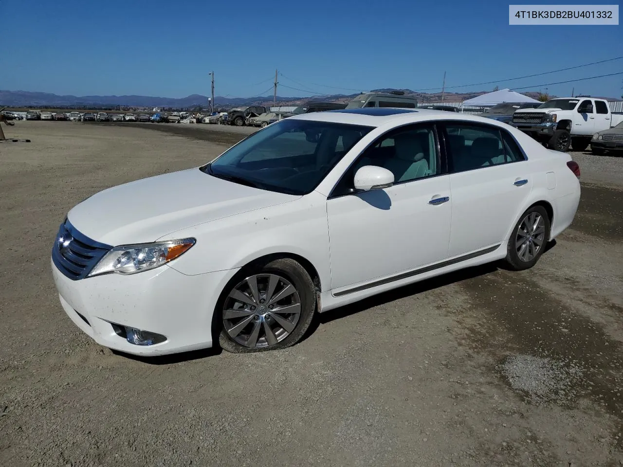 4T1BK3DB2BU401332 2011 Toyota Avalon Base