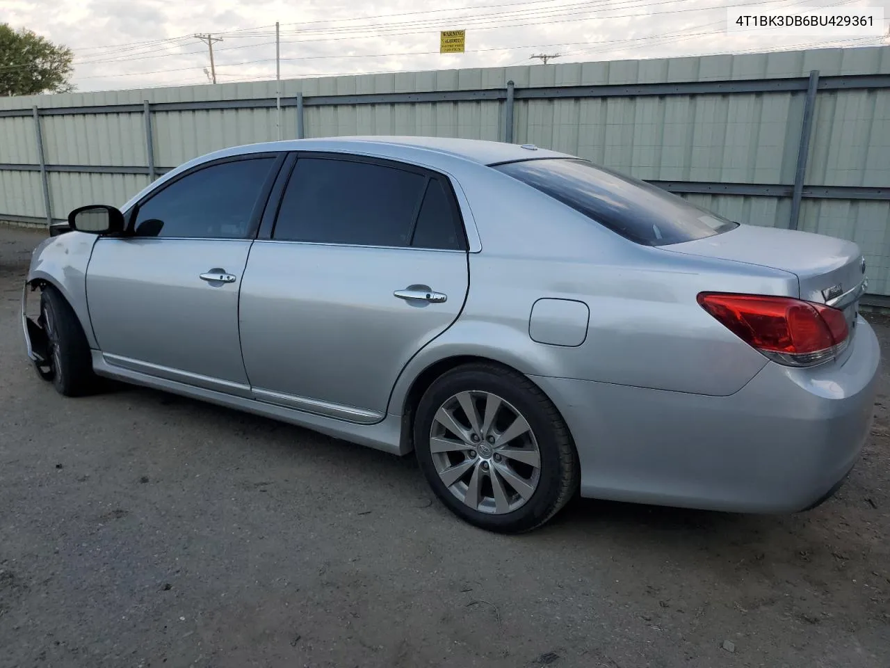 2011 Toyota Avalon Base VIN: 4T1BK3DB6BU429361 Lot: 72758584