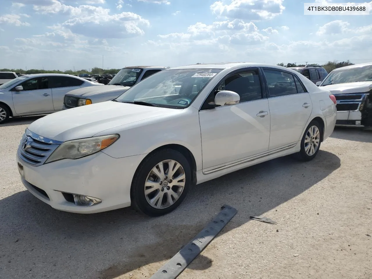 2011 Toyota Avalon Base VIN: 4T1BK3DB0BU439688 Lot: 72940284