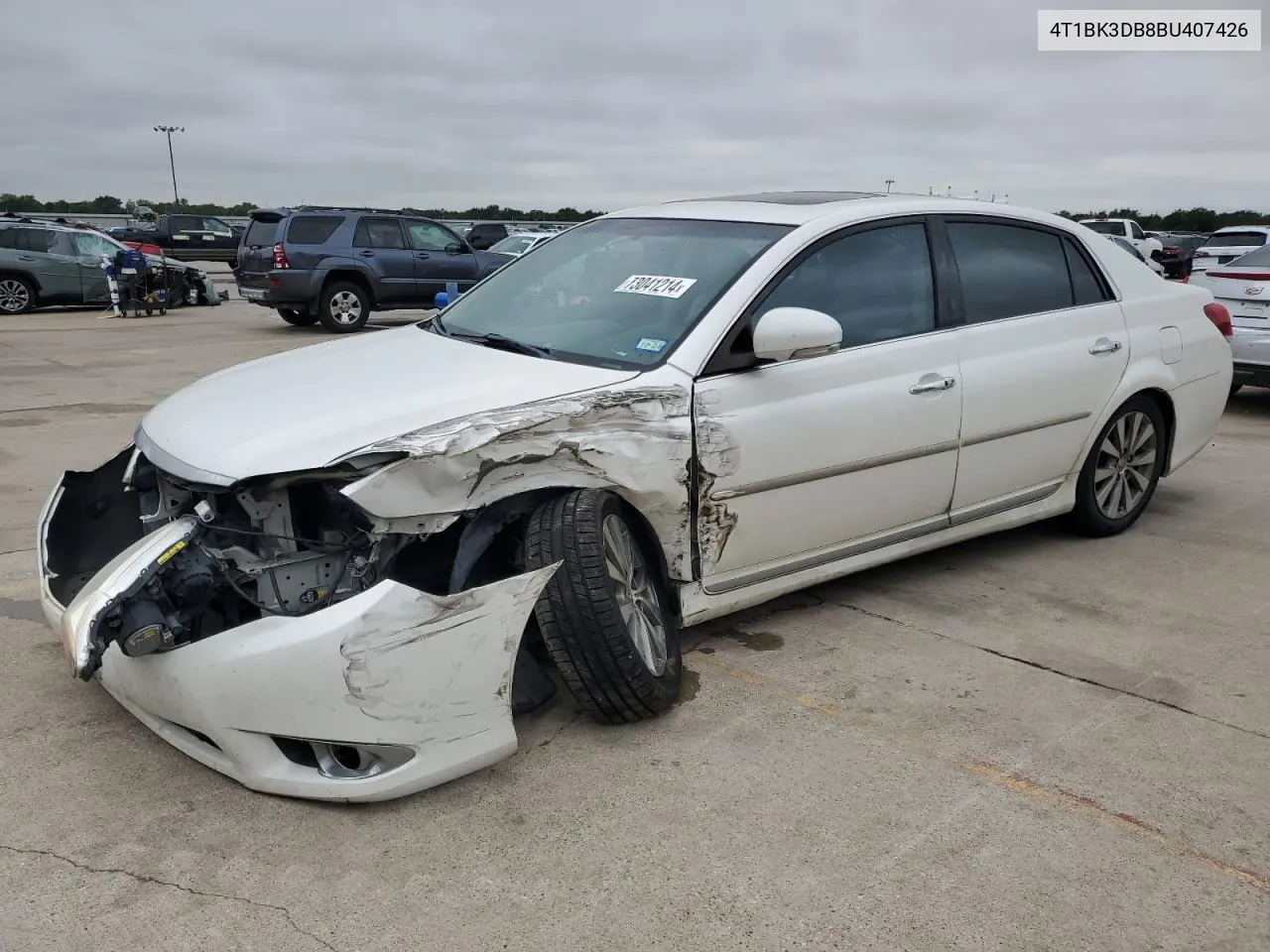 2011 Toyota Avalon Base VIN: 4T1BK3DB8BU407426 Lot: 73041214