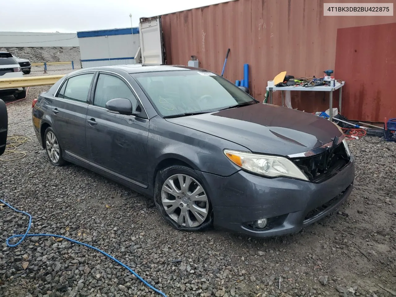 2011 Toyota Avalon Base VIN: 4T1BK3DB2BU422875 Lot: 73281274