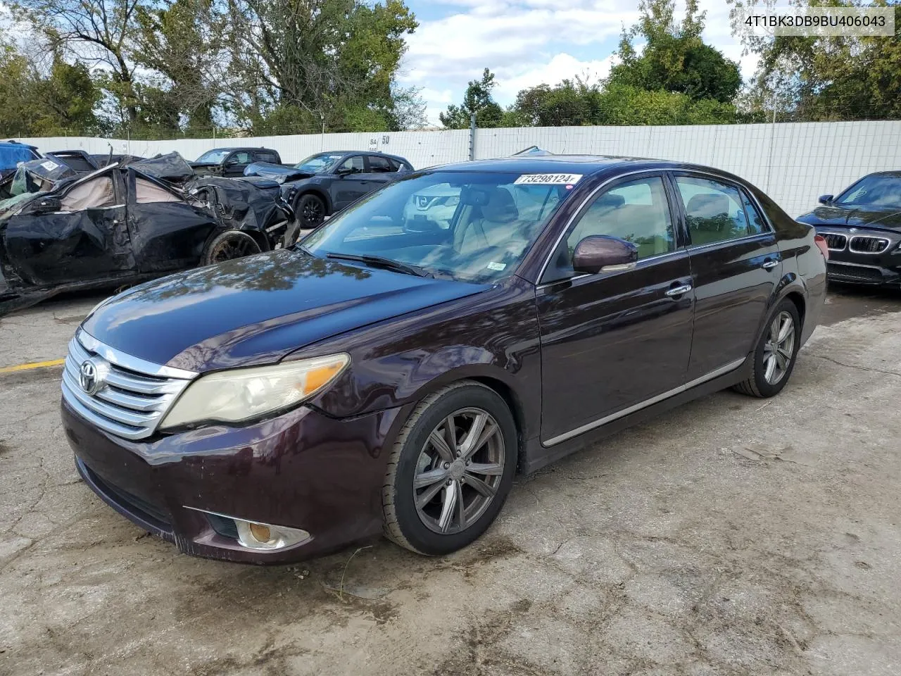 4T1BK3DB9BU406043 2011 Toyota Avalon Base