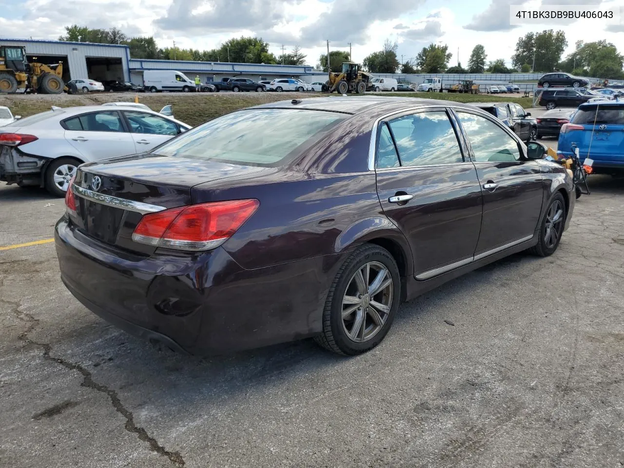 4T1BK3DB9BU406043 2011 Toyota Avalon Base