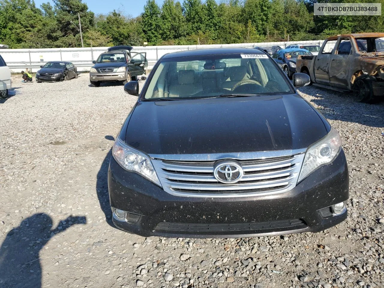 2011 Toyota Avalon Base VIN: 4T1BK3DB7BU383488 Lot: 73306674