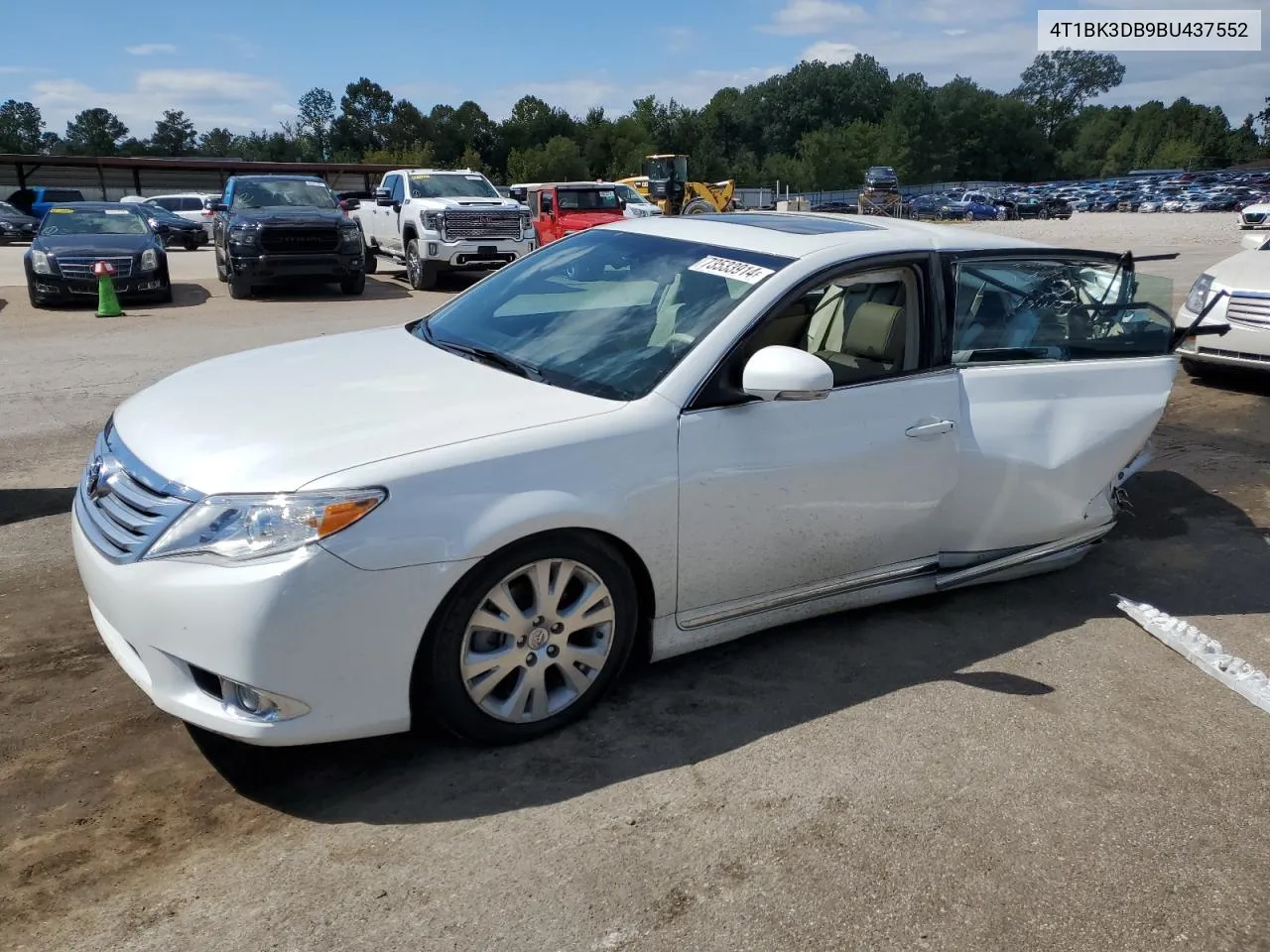 2011 Toyota Avalon Base VIN: 4T1BK3DB9BU437552 Lot: 73533914