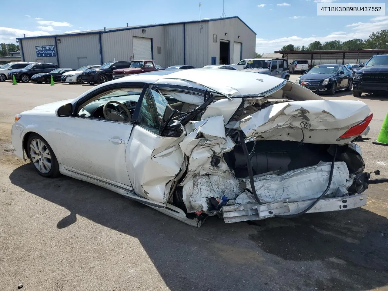 2011 Toyota Avalon Base VIN: 4T1BK3DB9BU437552 Lot: 73533914