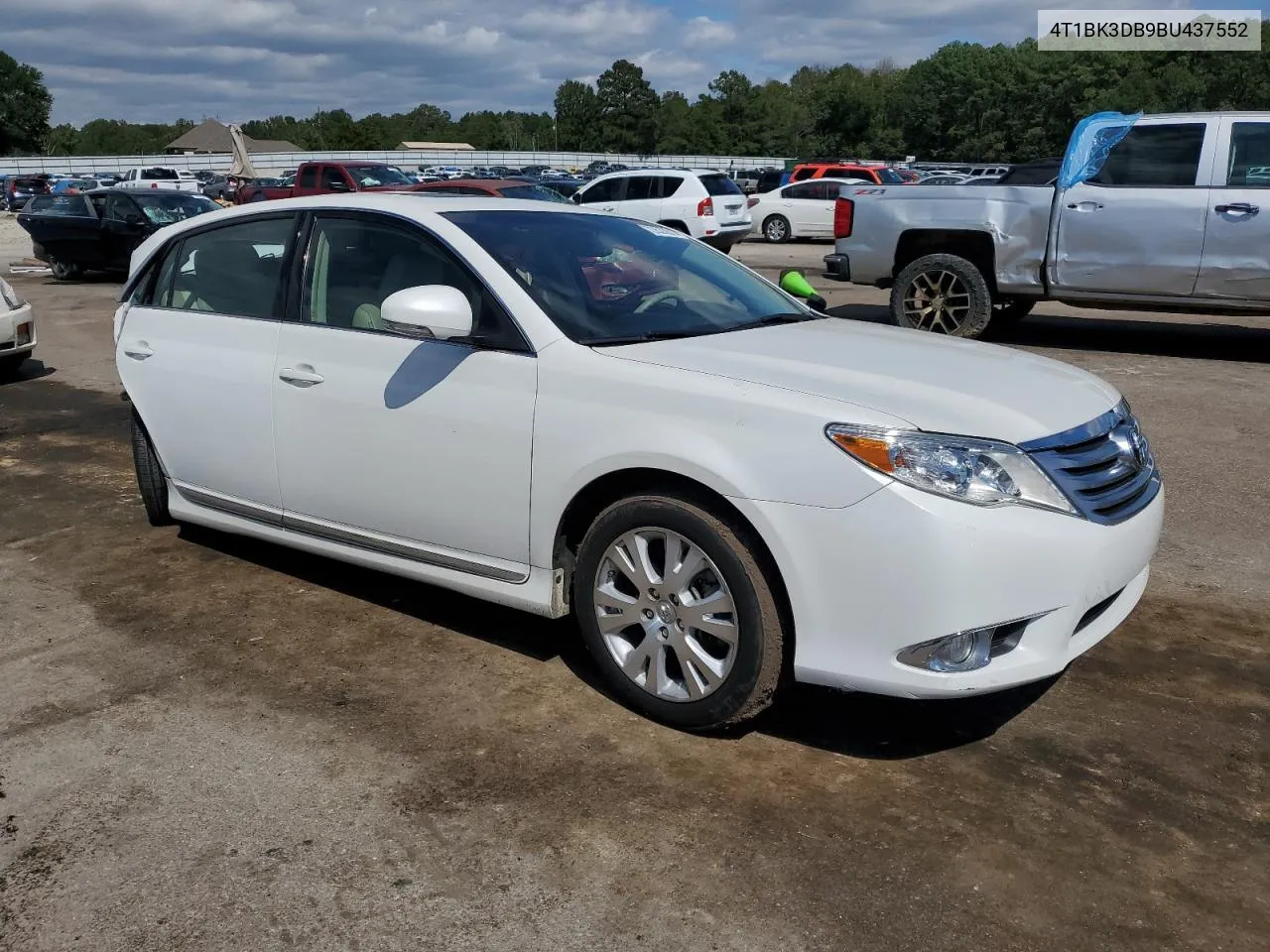 2011 Toyota Avalon Base VIN: 4T1BK3DB9BU437552 Lot: 73533914